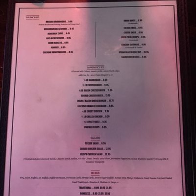 Haverhill Social Club menu 2